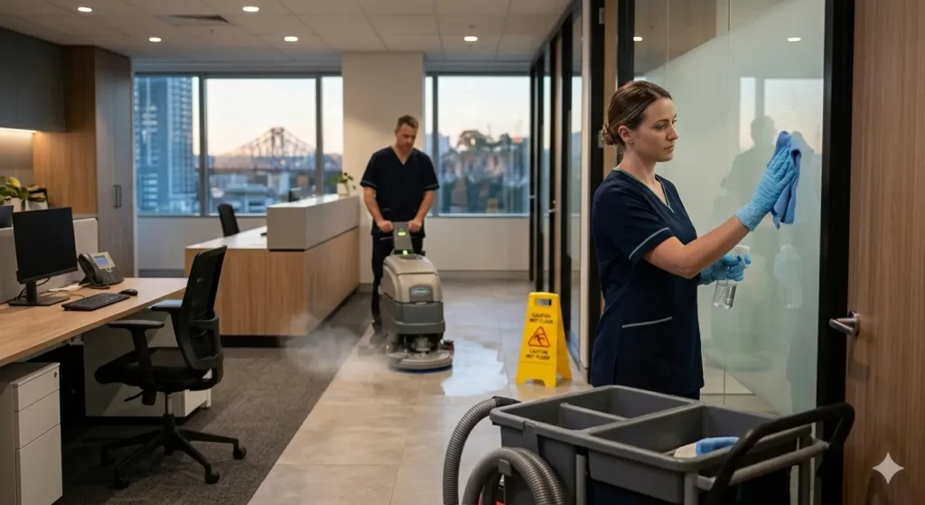deep office cleaning Brisbane detailed reset for offices