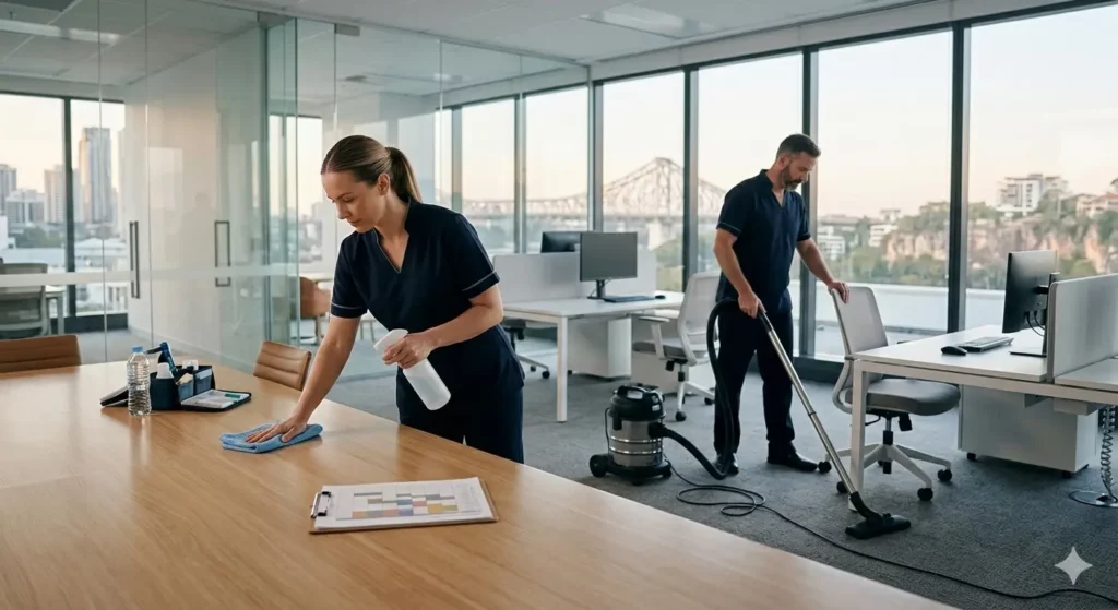 regular office cleaning Brisbane for weekly and fortnightly schedules